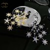 Bartosi Rhinestone Star Hair Clips Crystal Star Hair Clip Bride Wedding Hair Barrettes Sparkly Silver Hair Pins Bridal Decorative Hair Accessories for Women and Girls (Pack of 2)