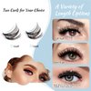 Lash Clusters 84 Pcs Cluster Lashes Eyelash Clusters DIY Cluster Eyelash Extensions Individual Lashes Thin Band & Soft(Gale,C-8-16mix)