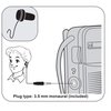 Panasonic RF-P50d Pocket AM/FM Radio Silver RF-P50D