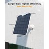 REOLINK 6W Solar Panel White, Non-Stop Solar Power Supply for All Wireless Battery Camera Outdoor, Trackmix, Argus Eco/2E/PT/3 Pro, Go PT Plus, Duo 2, Waterproof, Adjustable Mount, 4 Meters Cable