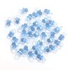 Tayarana 200 Pieces Tiny Acrylic Baby Pacifiers for Baby Shower Party Favors Filler Decorations Ice Cube Game Supplies Table Decor (Blue)