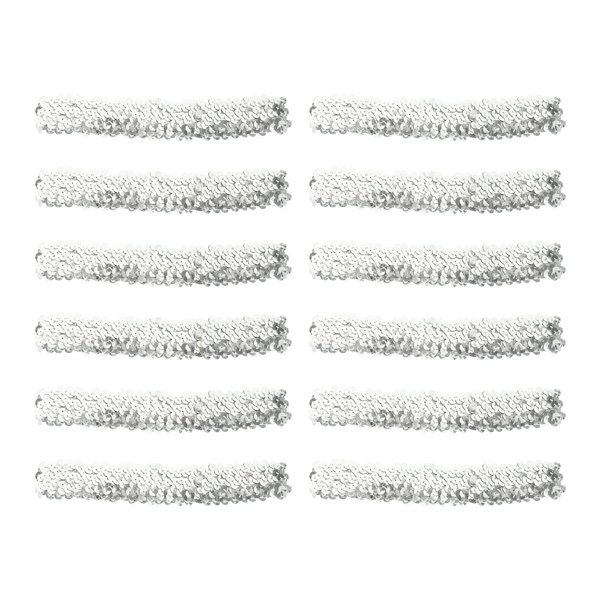 Beaupretty Fashion Headbands Headbands for Women 12Pcs Sequin Headbands Glitter Elastic Head Band Shinny Hairbands Hair Accessories for Women Volleyball Headband Softball Headband
