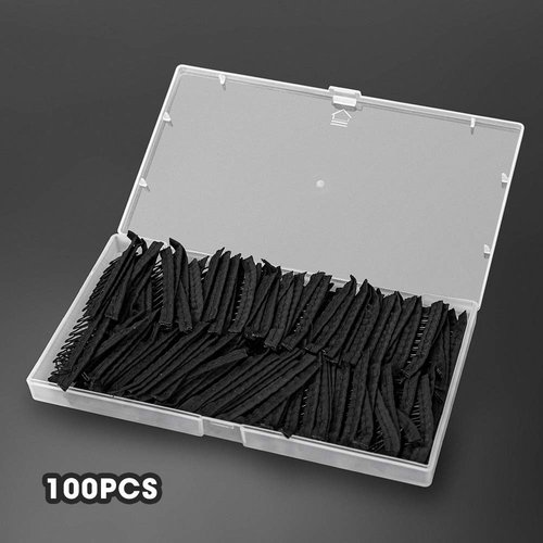 Wig Combs and Clips - 100 Pcs 7-Teeth Black Wig Accessories for Securing and Making Wigs