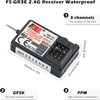 WOAEIUOS Flysky FS-GR3E Receiver AFHDS Long Range 3CH 2.4GHz Surface Receiver for FS-GT2 FS-GT2B FS-GT3B FS-GT3C FS-IT4S Transmitter RC Car Boat (1pc)