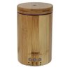 NOW Essential Oils, Ultrasonic Real Bamboo Aromatherapy Oil Diffuser, Extremely Quiet, Heat Free and Easy to Clean, Color Changing LED Diffuser