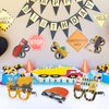 Waenerec Construction Party Favors 12PCS Construction Party Glasses with Tractor Excavator Dump Truck Plastic Construction Toys Gift for Kids Toddlers Construction Birthday Party Decorations Supplies