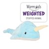 Warm Pals - Nori The Narwhal - 1.5lbs - Cozy Microwavable Lavender Scented Plush Toys - Heated Stuffed Animal - Heatable Coolable Bedtime Comfort Plushie