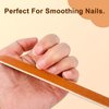 LNAUJS 24 Pack Nail File, Wooden Emery Board Nail File for Nature Nail, Dual Sided Manicure Tool Set, Compact Emery Boards, 7 Inches