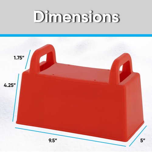 Superio Sand Castle Toys for Beach Snow Brick Maker Snow Sand Beach Toys for Kids and Adults Igloo Snow Block Form for Building Snow Forts or Sandbox Play Sand Toys Beach Essentials