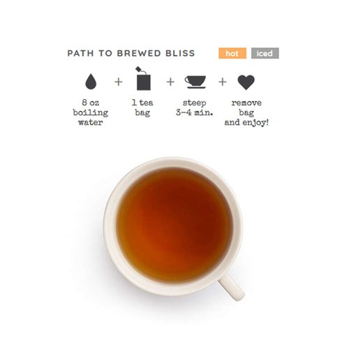 Good Earth Sweet &amp; Spicy, Caffeine Free Peppermint Herbal Tea, Black 18 Tea Bags (Pack of 6)