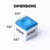 GSE 12-Pack Billiard/Pool Cue Chalks, Billiard Pool Table Accessories for Home/Tournament Use (Blue)