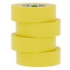 FrogTape Delicate Surface Painter's Tape With PaintBlock, 1.41 Inch x 60 Yards, 4-Pack, Yellow (240662)