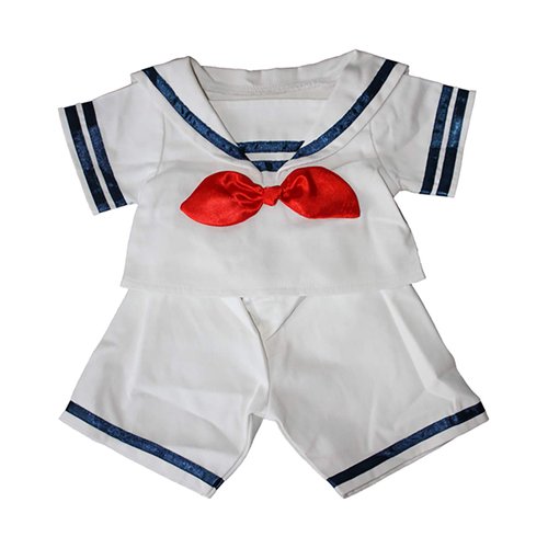 Sailor Boy w/Hat Outfit Teddy Bear Clothes Fits Most 14" - 18" Build-A-Bear and Make Your Own Stuffed Animals