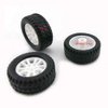 10pcs Toy Car Wheels 20mm Rubber Tire for DIY Model Accessories