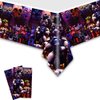 Five Nights Tablecloth Disposable Tablecover Birthday Party Supplies and Decorations for Kid Boy Baby Shower Rectangle Tables 70"X42",2 Pack