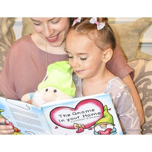 Baby Starters The Gnome in Your Home Book Set: A Tradition of Kindness Children's Hardcover Book and Plush Toy Set, 9 inches (2nd Edition), Muticolored