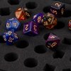 Aenllosi Hard Storage Case Compatible with DND Dice Set 70 Polyhedron Dice(Small case)