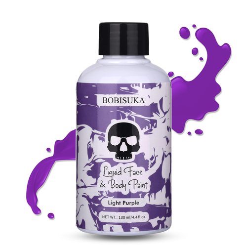 BOBISUKA Light Purple Liquid Texture Face and Body Paint Washable