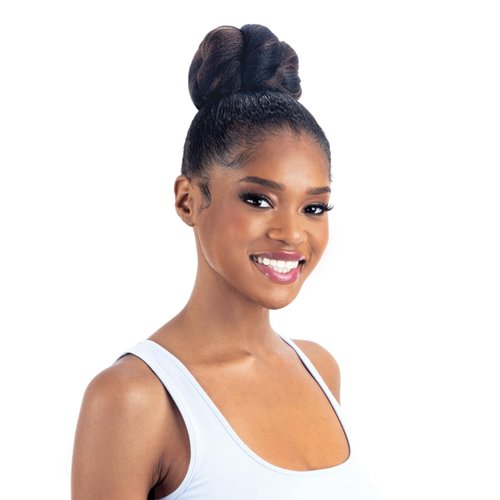 FreeTress Equal Updo Classy Updo (Piano Mix Off Black and Light Auburn P1B30)