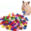 LOIUGENTE Parrot Chew Toys Bird Toys, 30 Pcs 1.2 inch Rattan Wicker Balls Parakeet Chewing Toys, for Budgies Conures Hamsters Bunny Toy, Decoration for DIY Craft Party Wedding