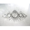 Generic Long silver metal celtic viking nordic metal filigree hair clip barrette