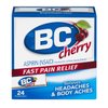 BC Powder Pain Reliever, Cherry Flavor Aspirin Dissolve Packs, 24 Count Powder Packets (5 Pack)