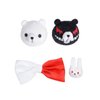 Junko Enoshima Hair Clips Monokuma Hairclips Prop Accessories 4pcs