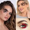 Generic 60pcs Eye shadow Tattoo Sticker Face Eye Stickers Party Eyeshadow Sticker Makeup Transfer Stickers for Women Face Eye Decoration