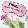 Ultra Soft Mommy's Charging Sleeping Mask by Silly Obsessions. Light Blocking Eye Mask for New Mom, Pregnant Mom. Funny Gift for Pregnant Wife. (Shh...Mommy's Charging)