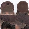 Melody Brown Wigs Long Wavy Wigs Synthetic Brown Lace Front Wigs Heat Resistant Fiber Hair Wig Natural Hairline Wig 6#Color Brown Color 24"