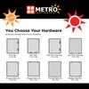 Metro Screenworks Custom Window Screens Fully Assembled and Ready to Install - Window Screen Replacement for House, (White) Pre-Framed Mesh Replacement Window Screens, Home, Patio, & More