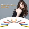 100Pcs Hair Perm Rods Set, 5 Sizes Plastic Hair Cold Wave Rods, Heatless Perming Rods Hair Curlers Rollers with Pintail Comb for Long Short Straight Curly Natural Hair DIY Hairdressing Styling Tools