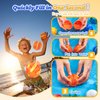 hahaland Reusable Water Balloons for Kids-12 PCS Refillable Water Ball Quick Fill Splash Balls for Summer Beach Toys Outdoor Pool Toy for Boys Girls Age 3 4 5 6 7 8+ for Party Yard Water Fight Game