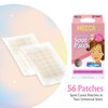 MEDca Acne Patch - Pack of 112, Pimple Spot Treatment Hydrocolloid Bandages Absorbing Zit Cover Dots, Heart And Star Shapes