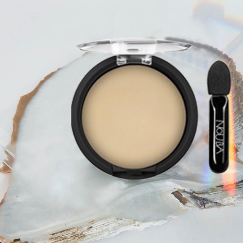 Nouba Nombra Wet & Dry Eye Shadow - Buildable Colorful Eye Makeup with Pigmented Matte, Velvety Shimmer Finish Rich Rainbow Color Corrector for Shading & Contouring Smokey Eye (Color 404)