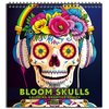 FUN LAVIE Halloween Coloring Book for Adults: 32 Spooky Sugar Skulls and Flowers Patterns for Mindfulness Stress Relief and Adult Relaxation Perfect for Halloween Fun
