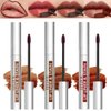 Pakivs 3Pcs Peel Off Lip Liner Stain,Detachable Lip Liner Set,Long-Lasting,Waterproof,Transfer-proof, High Pigmented Color Lip Pencil Peel Off Lip Stain