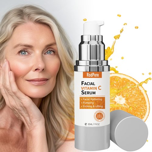 Vitamin Super C Serum For Women Over 70, Anti Aging Vitamin C Face Serum With Niacinamide, Hyaluronic Acid, Caffeine For Dark Spot, Acne, C Super Serum For Mature Skin, Smoothes Skin Texture, 30ML.