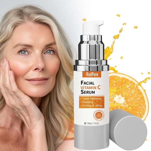 Vitamin Super C Serum For Women Over 70, Anti Aging Vitamin C Face Serum With Niacinamide, Hyaluronic Acid, Caffeine For Dark Spot, Acne, C Super Serum For Mature Skin, Smoothes Skin Texture, 30ML.