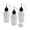 Augeny 3PCS Needle Tip Glue Bottle, 30ML Blunt Needle Tip Precision Applicator Oil Bottles with Funnel, Empty Applicator Glue Oiler Squeeze Bottle for for Glue Liquid Oil DIY Craft