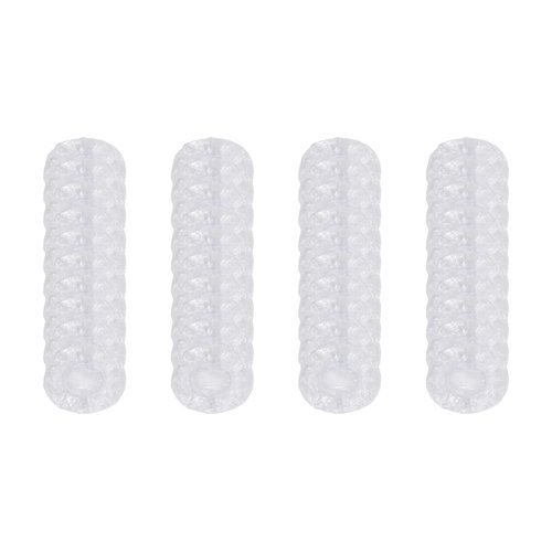 GOUWEIBA 100pcs Clear Disposable Ear Protectors - Waterproof Ear Cover Caps for Hair Dye Shower Bathing Spa Salon Home Hotel
