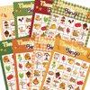 Thanksgiving Bingo Game for Kids 24 Players 8 Designs Multi Color Holiday School Activity Party Game Supplies