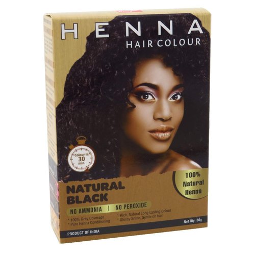 Jimy Henna Hair Color Natural Black