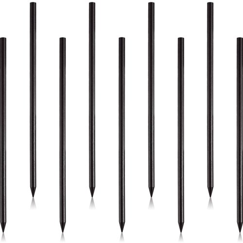 Chuangdi 40 Pieces Vintage Wood Hair Sticks Pencil Hair Sticks Chopstick Hair Clip Long Hairpins, Chinese Hair Chopsticks for Women Bun Hairstyles Decorative Holder, Black
