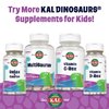 KAL Vitamin D-Rex Chewable, Childrens Vitamins 400 IU D-3, Bubble Gum Flavor, Strong Bone & Immune Support, Lactose/Peanut/Soy Free, 60-Day Guarantee, 90 Servings, 90 Dinosaur Shape Chewables