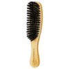 Boar Bristle Slick Back Hair Brush for Create a Sleek Frizz Free Hairstyle, Smoothing & Sleek Ponytail Bun Hairbrush with Wide 7 rows of bristle bristles for Sectioning & Parting for Women
