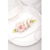Kercisbeauty Floral Bridal Boho White Hair Comb Photo Shoot Hair Wreath Crown Spring Wedding Hair Piece Barrette Prom Girl Halloween Festival