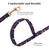 CHEDE No Pull Floral Pattern Dog Harness- Lightweight and Soft Dog Harness, Adjustable Small Dog Harness and Leash Set, with Dog Leash, Suitable for Puppy Small and Medium-Sized Dog