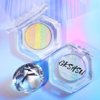 GKSHSU Chameleon Face Highlighter Palette, Multichrome Eyeshadow Shimmer Pigmented Powder, Holographic Sparkle Rainbow Highlighter Eye Makeup