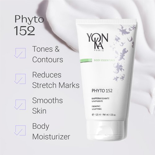 Yon-Ka Phyto 152 Firming Body Lotion, Tone and Tighten with Vitamin E, Reduces Stretch Marks and Sagging, Intensely Hydrates, Non-Greasy and Fast Absorbing, 125ml